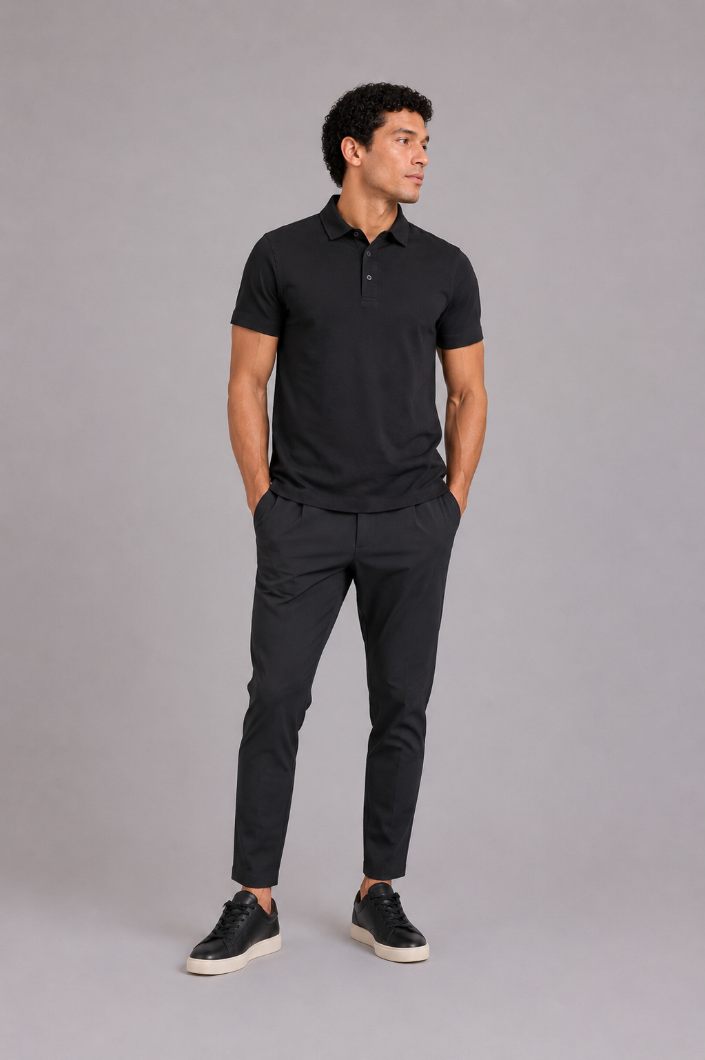 MILANO RIVIERA POLO - BLACK
