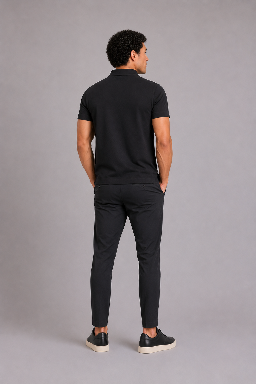 MILANO RIVIERA POLO - BLACK