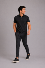 MILANO RIVIERA POLO - BLACK