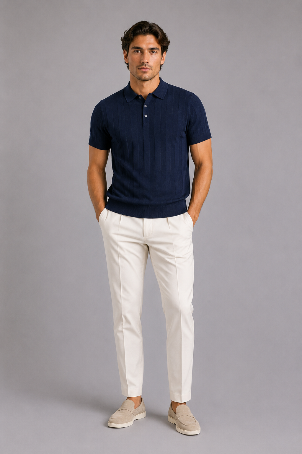MILANO PORTOFINO POLO - NAVY