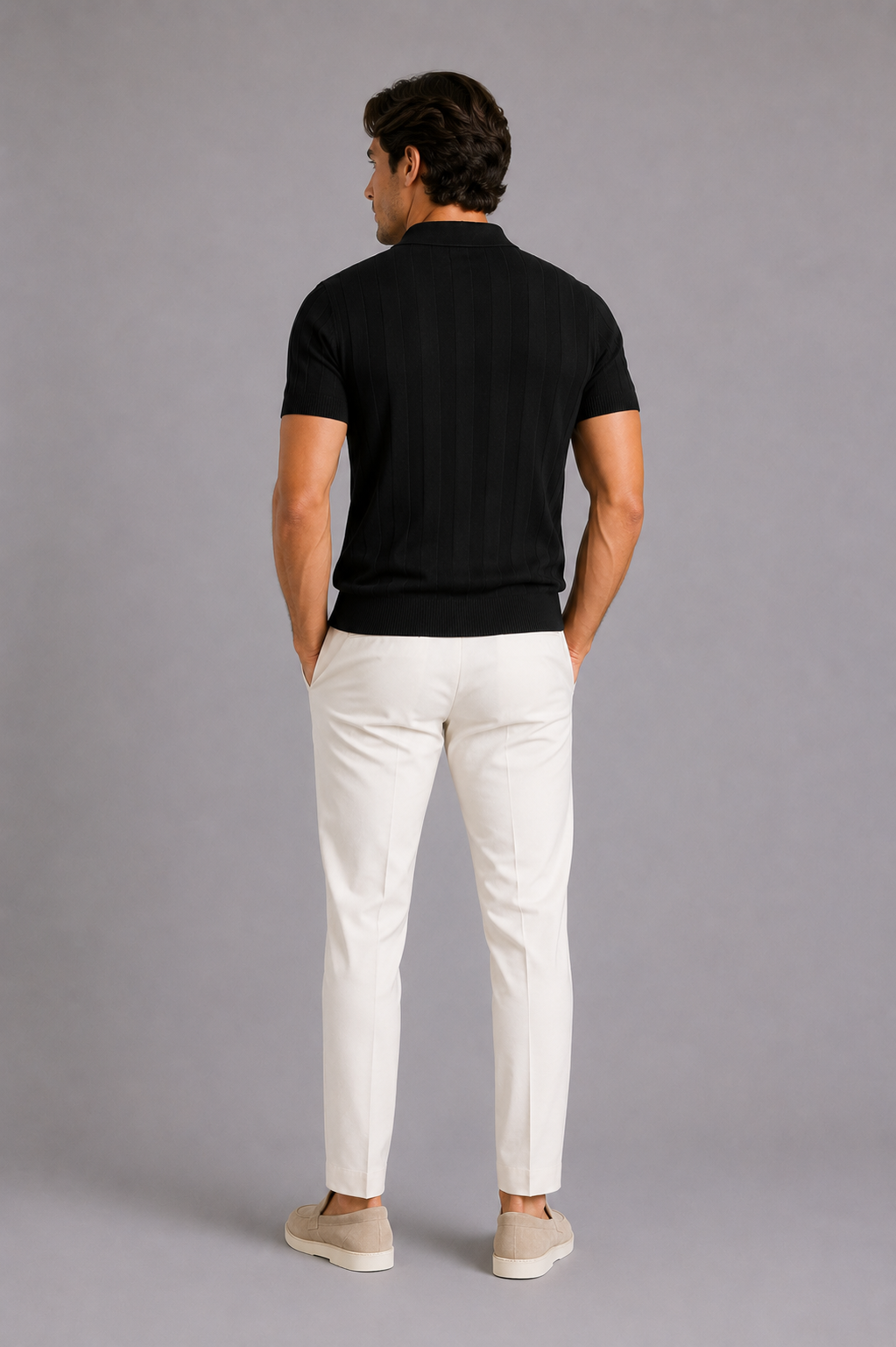 MILANO PORTOFINO POLO - BLACK