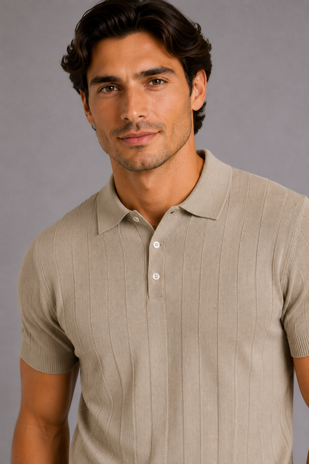 MILANO PORTOFINO POLO - STONE BEIGE