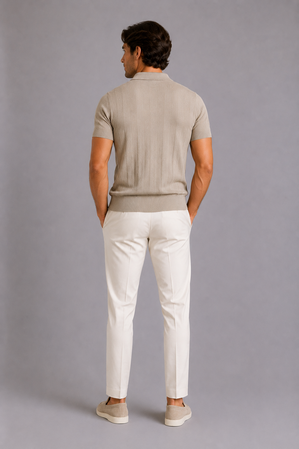MILANO PORTOFINO POLO - STONE BEIGE