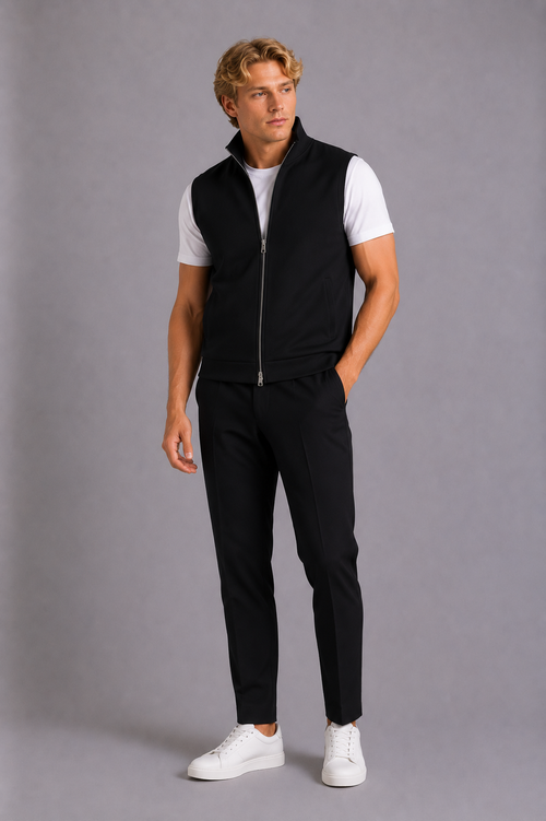 GILET MILANO CAPRI - NOIR