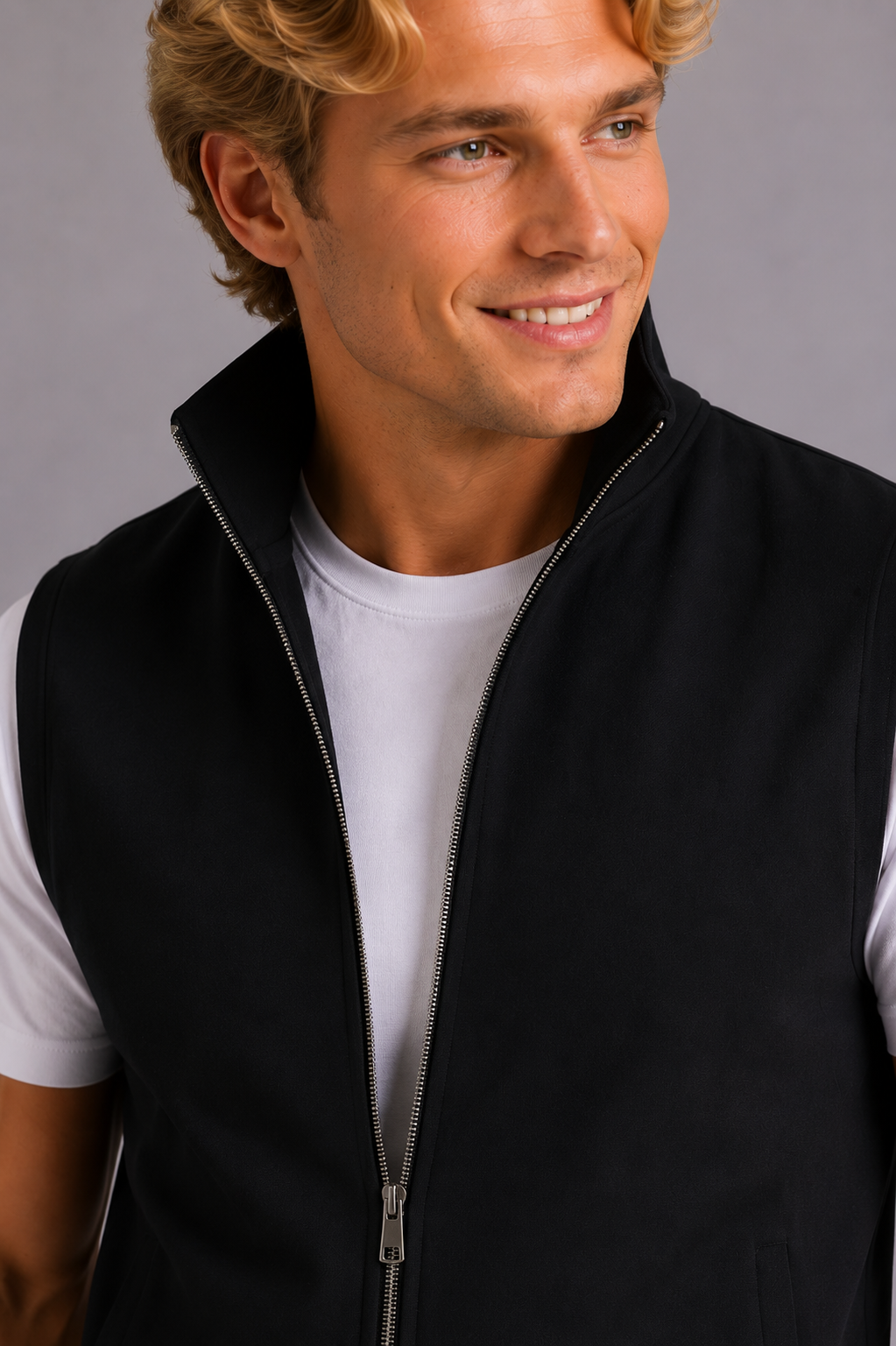 MILANO CAPRI GILET - BLACK