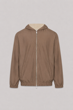 MILANO HOODED JACKET - CHAMPAGNE