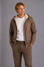 MILANO HOODED JACKET - CHAMPAGNE