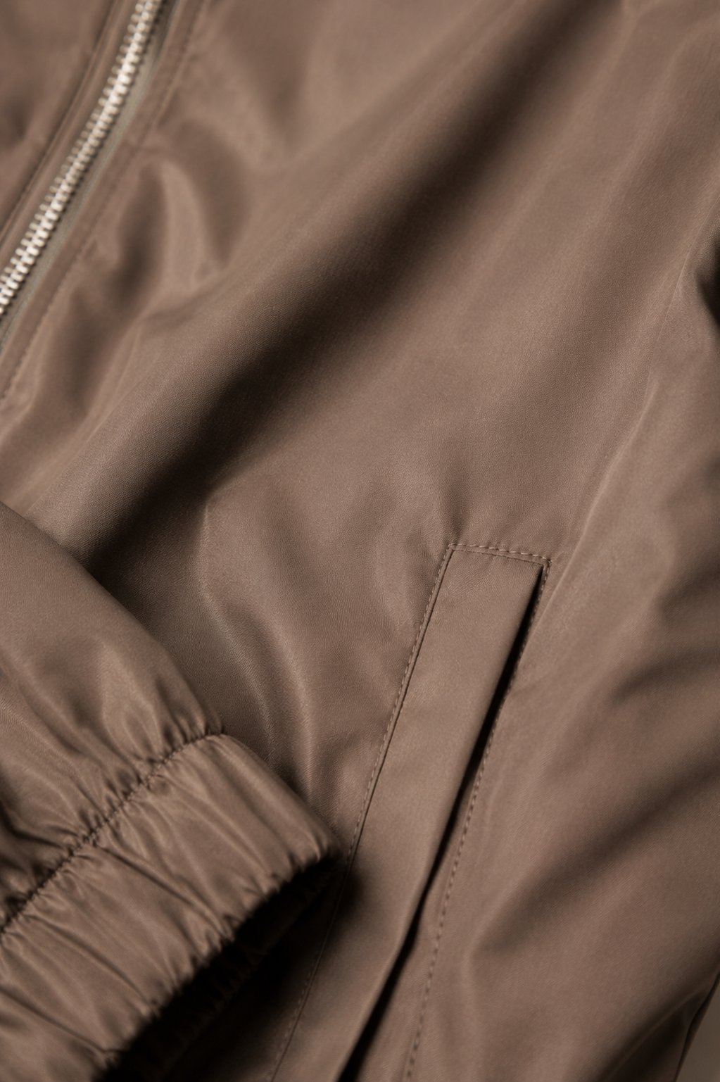 MILANO HOODED JACKET - CHAMPAGNE