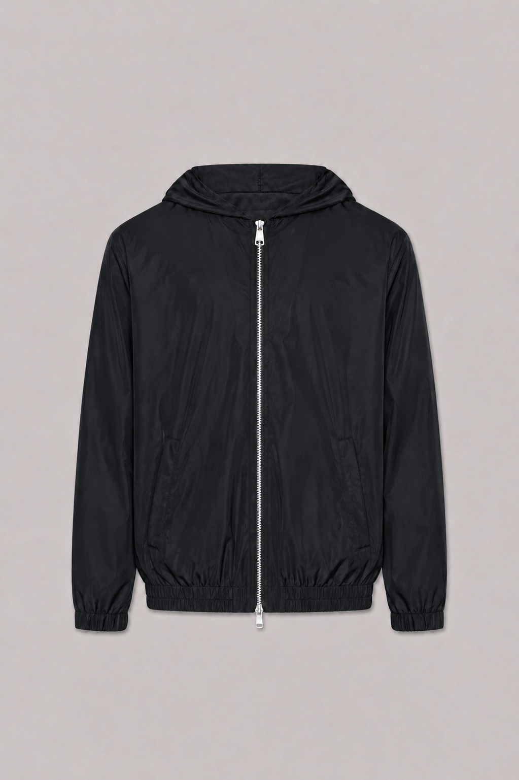 MILANO HOODED JACKET - BLACK