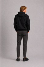 MILANO HOODED JACKET - BLACK