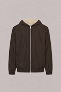 MILANO HOODED JACKET - BROWN