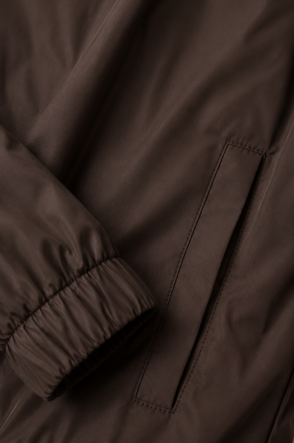 MILANO HOODED JACKET - BROWN