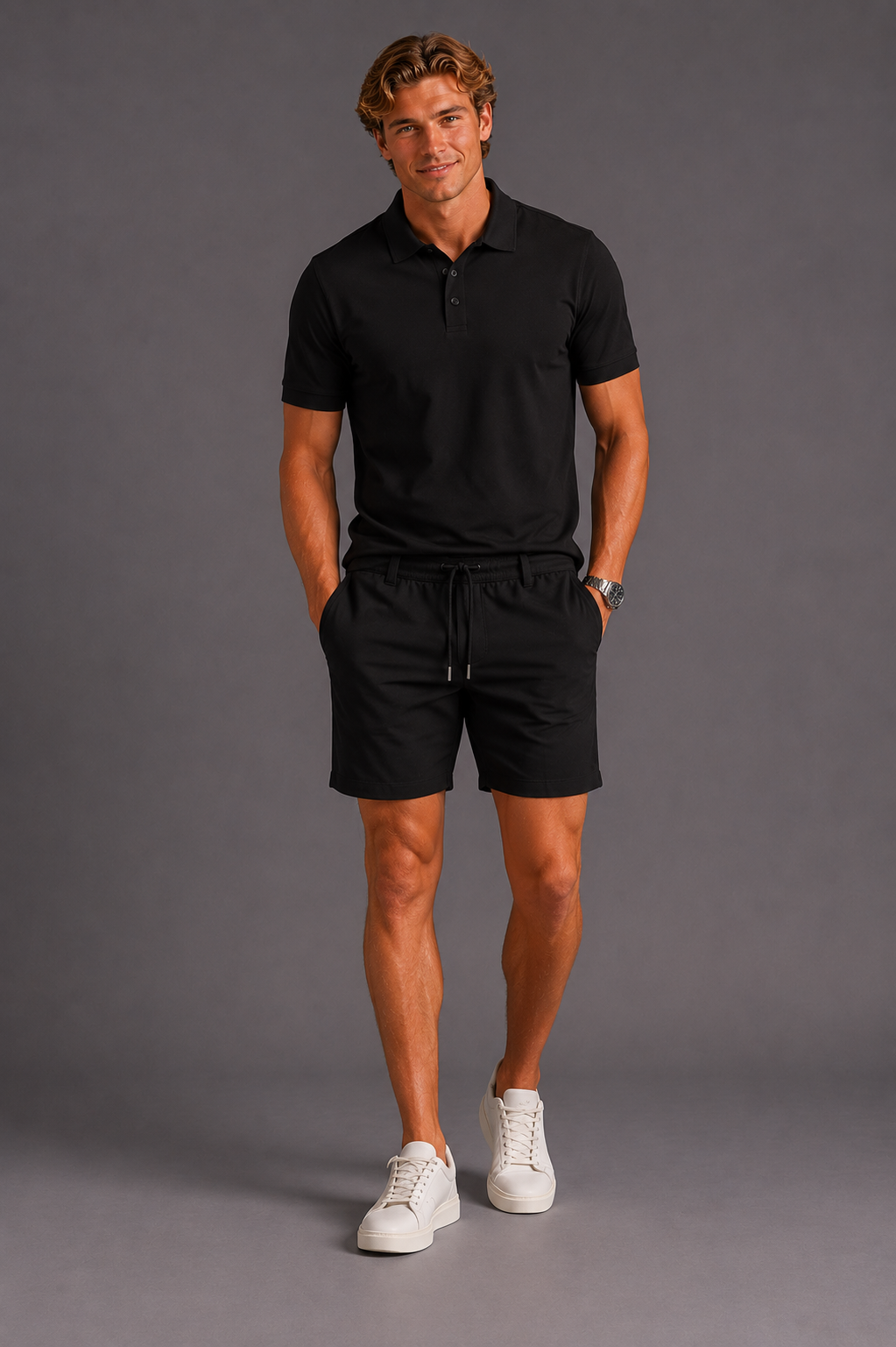 MILANO RIVIERA SHORT - BLACK