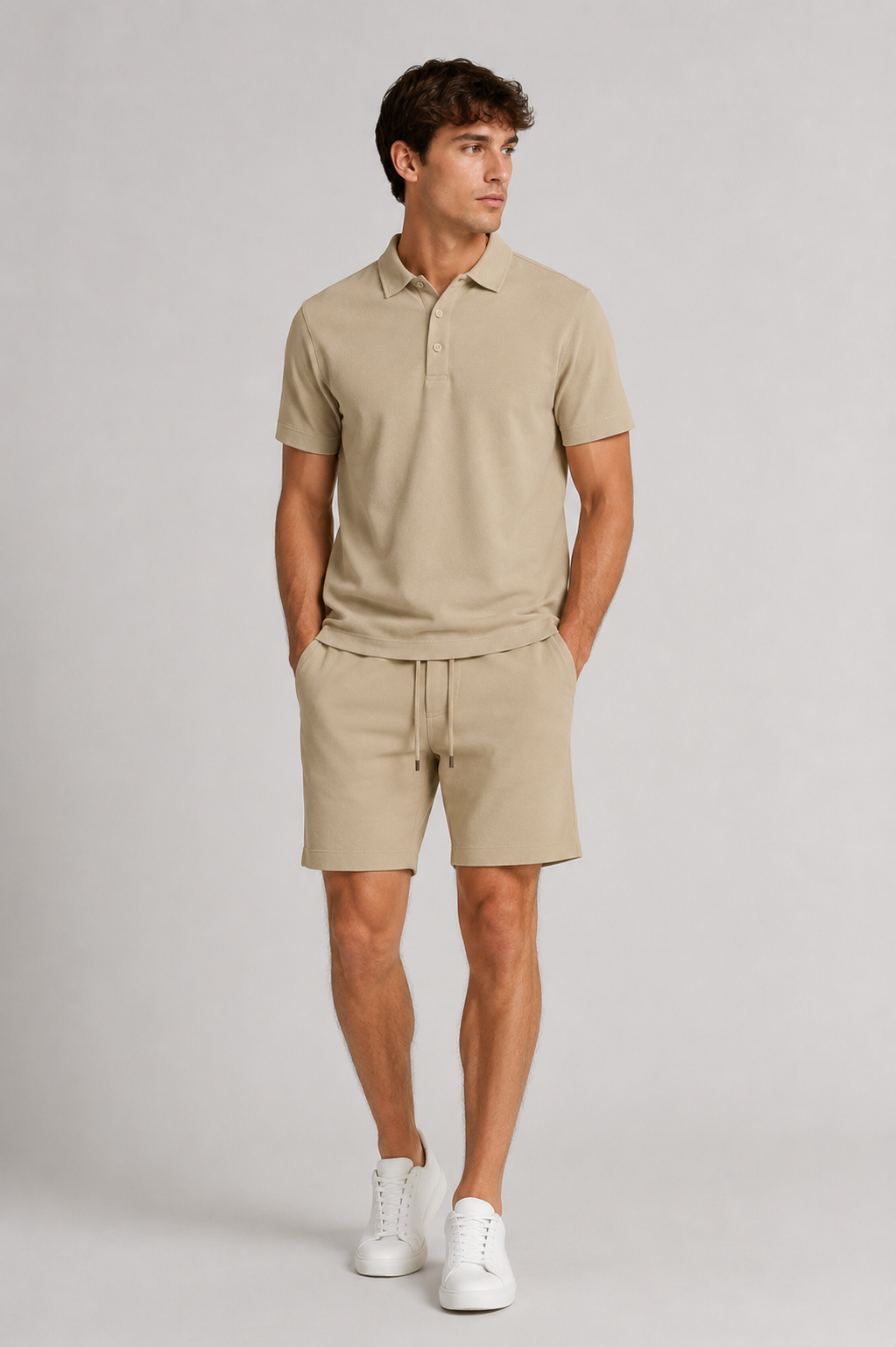 MILANO RIVIERA SHORT - BEIGE