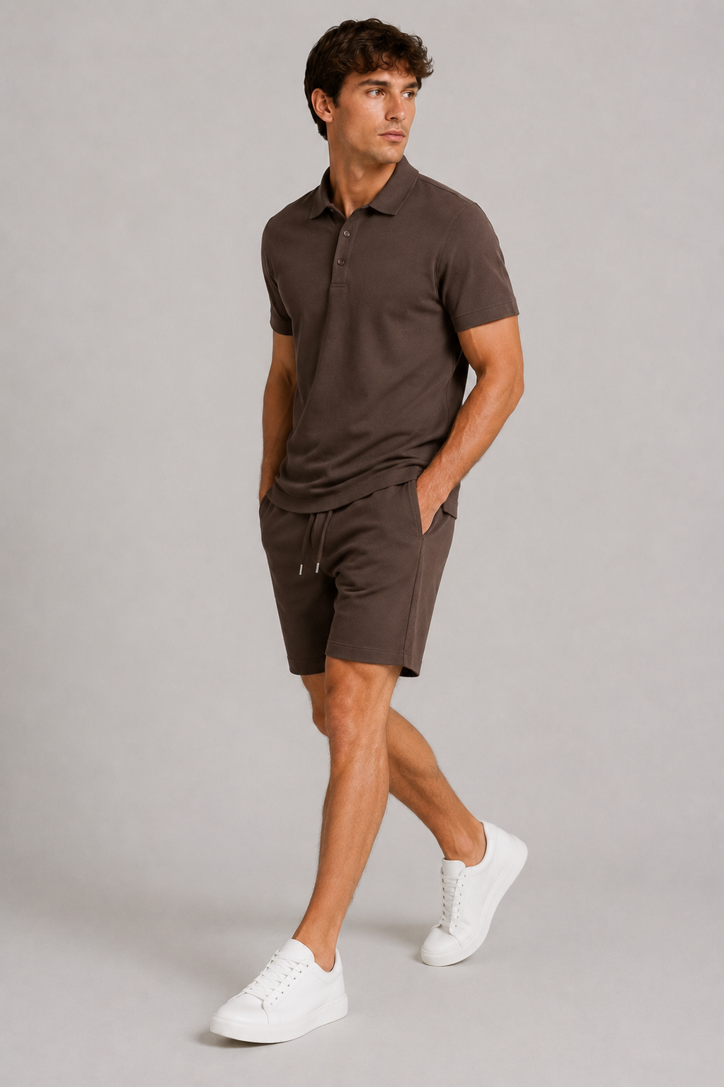 MILANO RIVIERA SHORT - BROWN