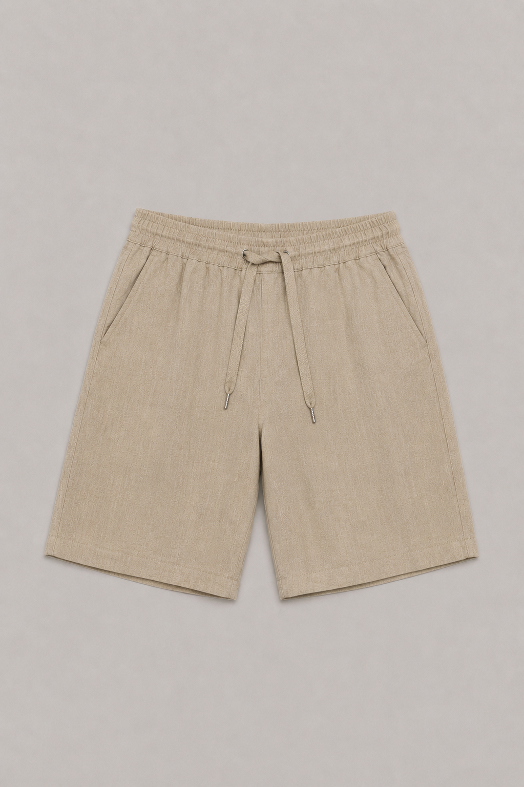 MILANO AMALFI LINNEN SHORT - BEIGE
