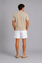 MILANO AMALFI LINNEN SHORT - WHITE