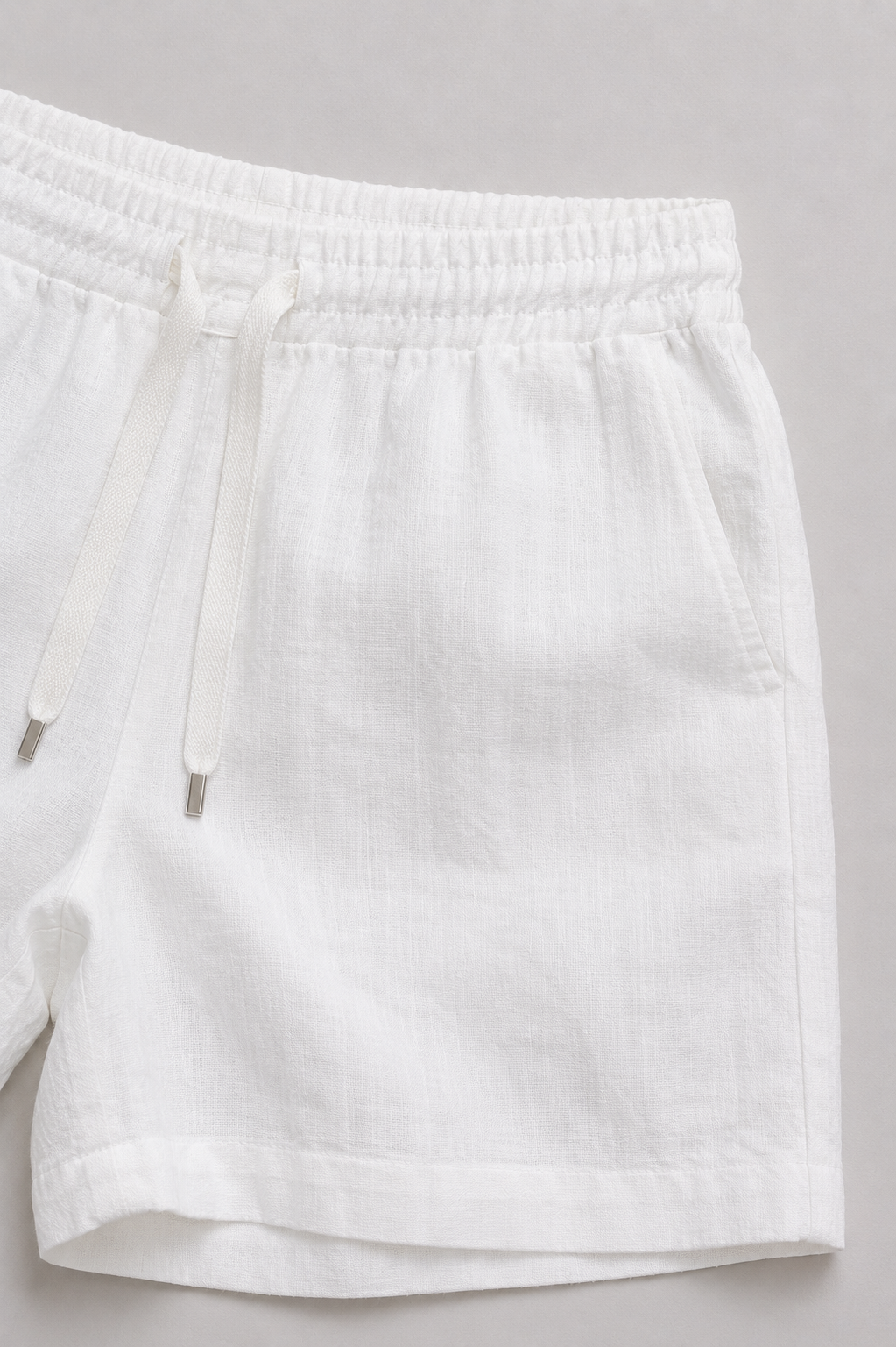 MILANO AMALFI LINNEN SHORT - WHITE