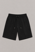 MILANO AMALFI LINNEN SHORT - BLACK