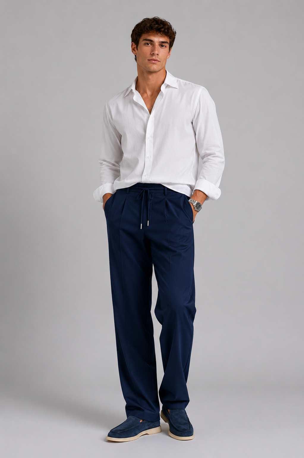 MILANO LUCA TROUSER - NAVY
