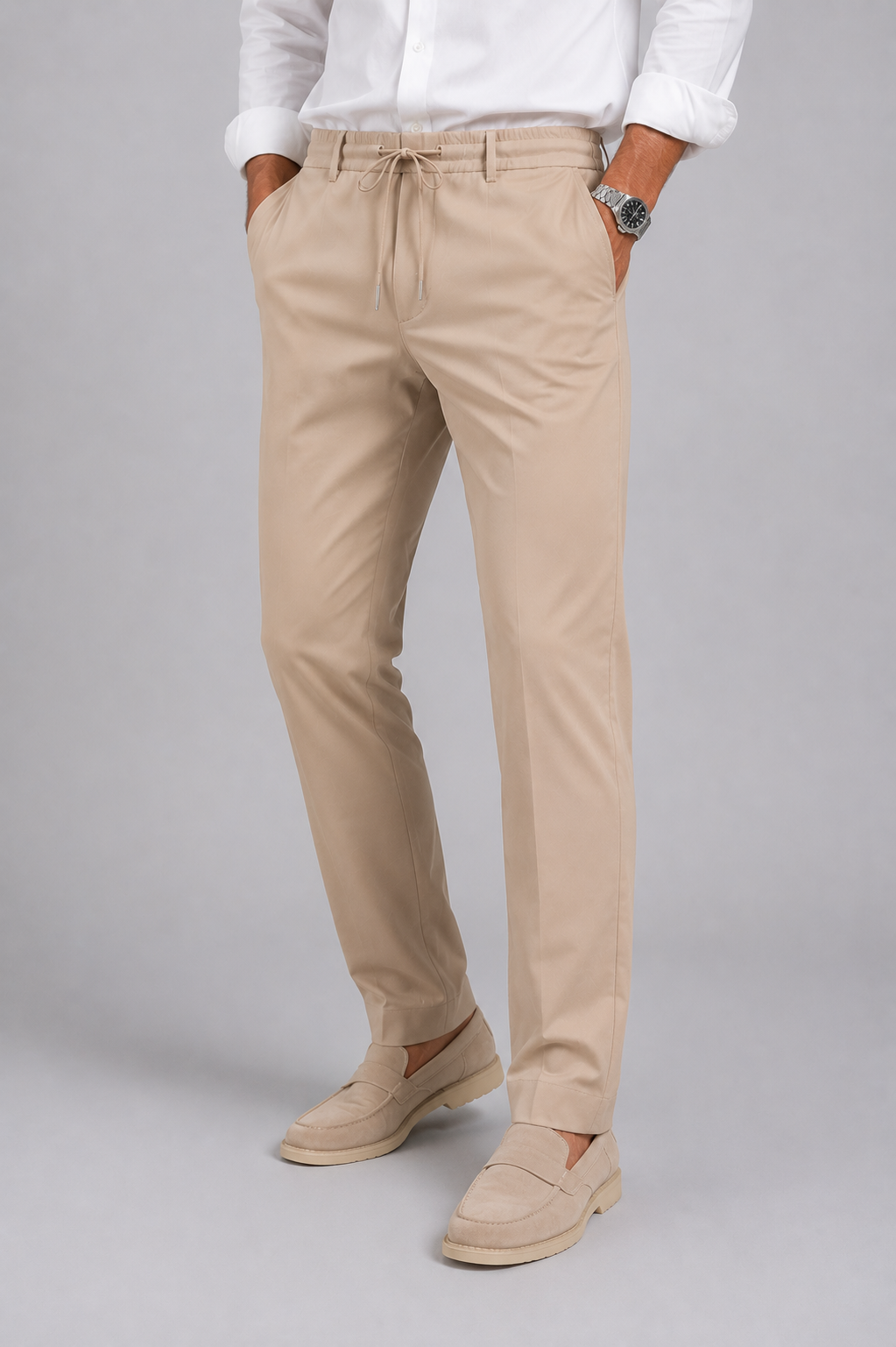 MILANO LUCA TROUSER - BEIGE