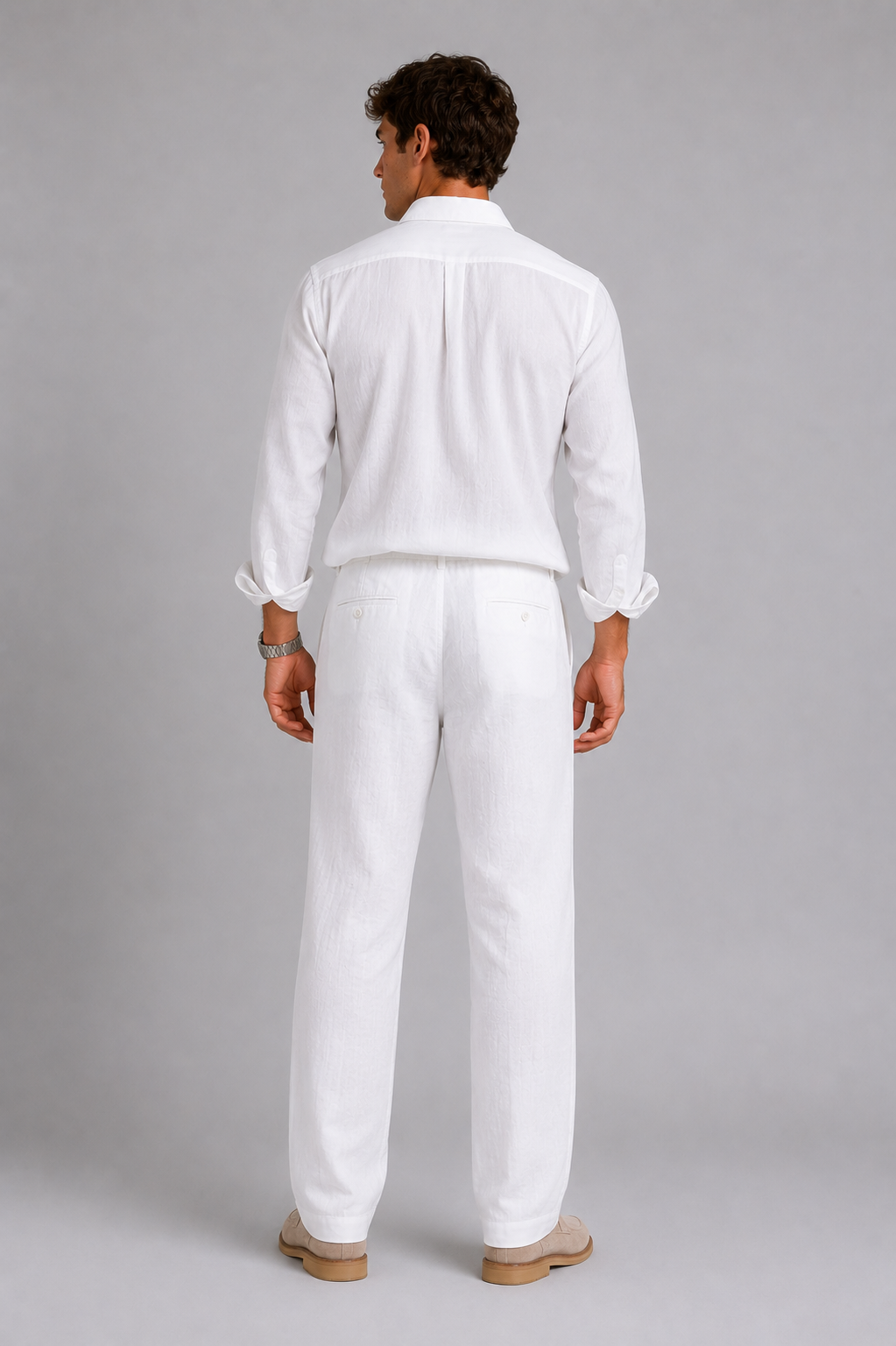 MILANO LINEN SET - WHITE