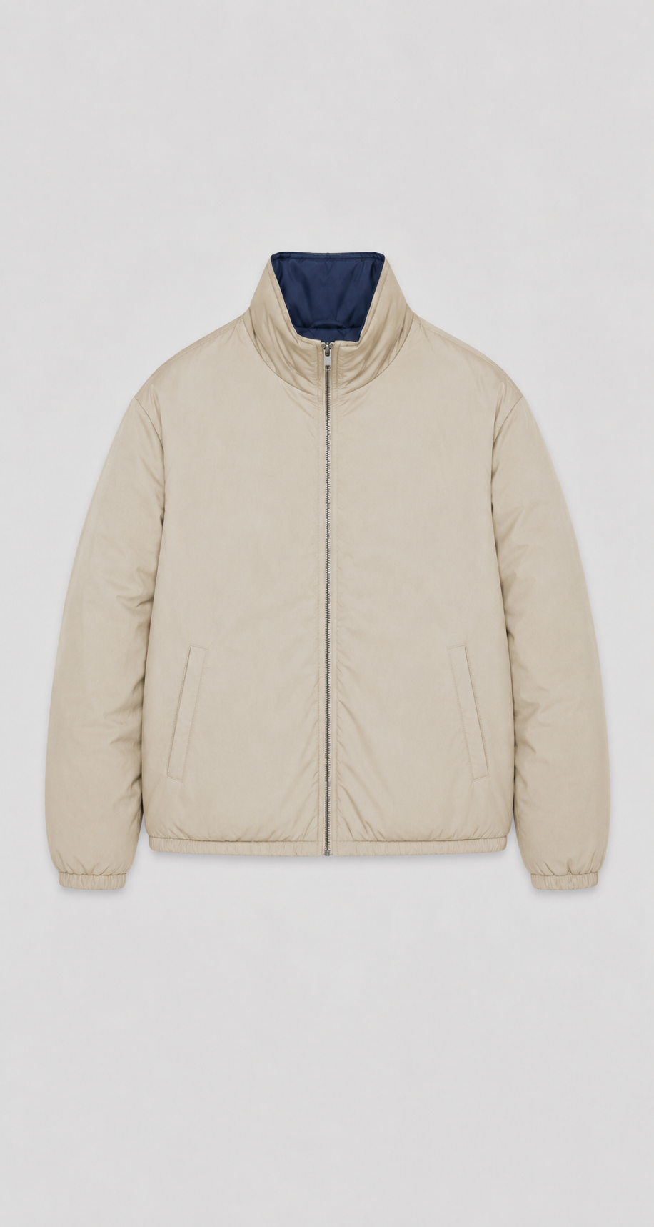 MILANO SIGNATURE REVERSIBLE JACKET - NAVY
