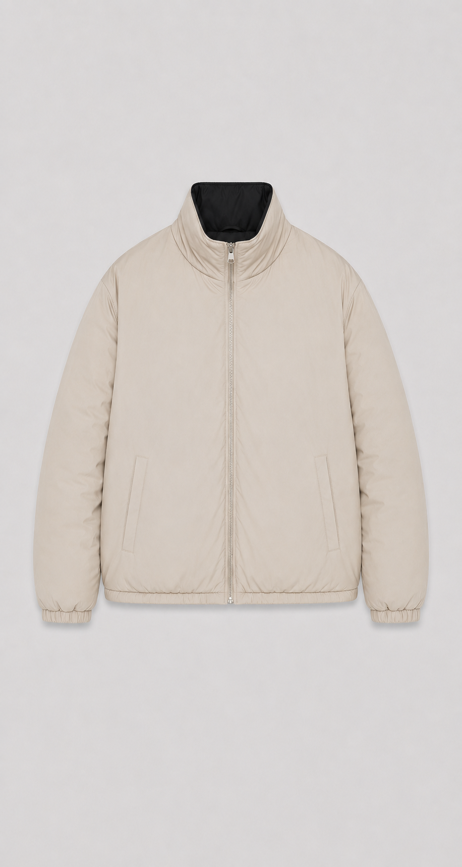 MILANO SIGNATURE REVERSIBLE JACKET - BLACK