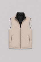 MILANO REVERSIBLE PRIME GILET - BLACK