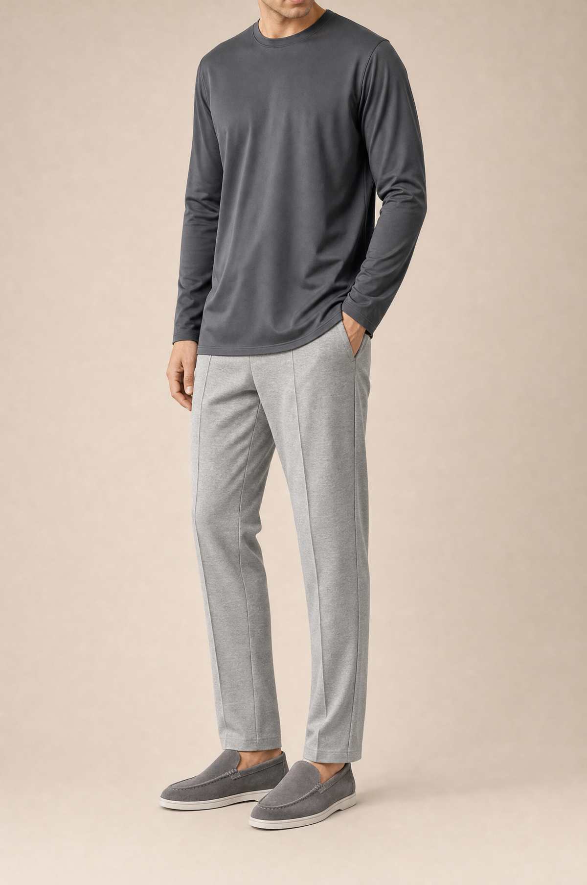 MM Longsleeve Antracite 3 front