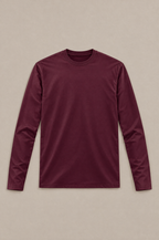 MM Longsleeve Bordeaux 1 flatlay