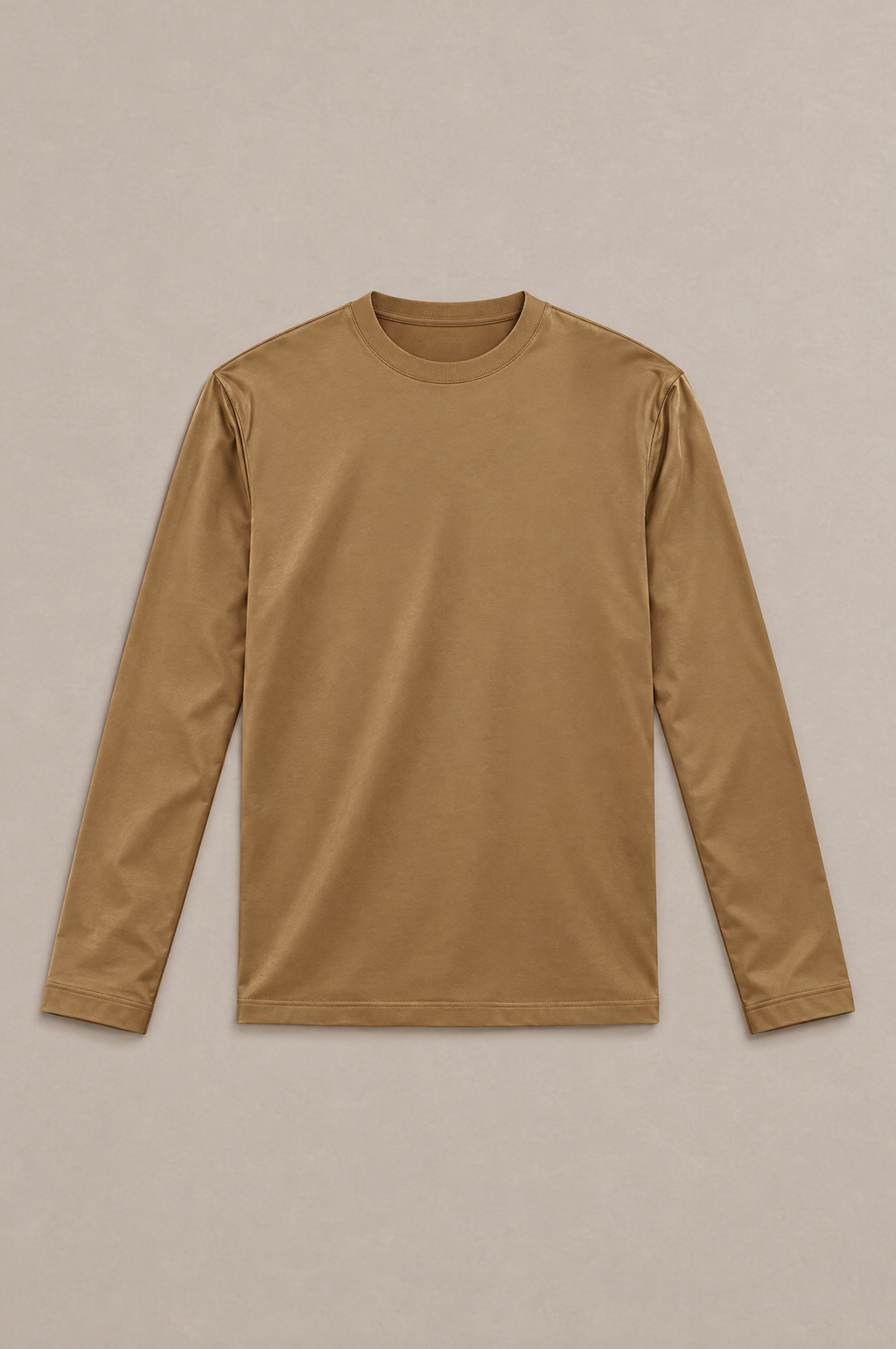 MM Longsleeve Cammello 1 flatlay
