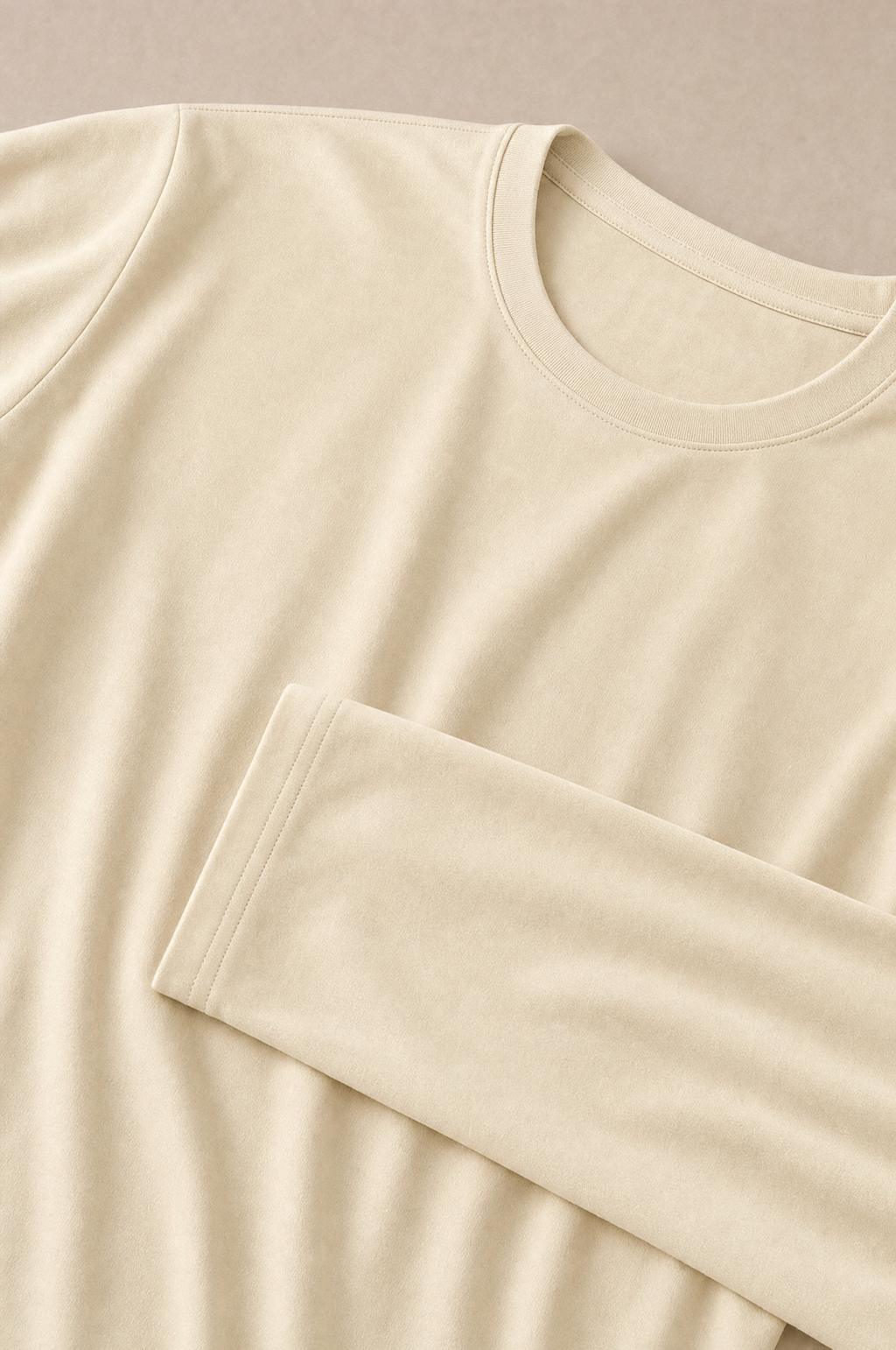 MM Longsleeve Crema 2 macro