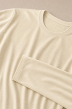 MM Longsleeve Crema 2 macro