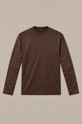 MM Longsleeve Marrone 1 flatlay