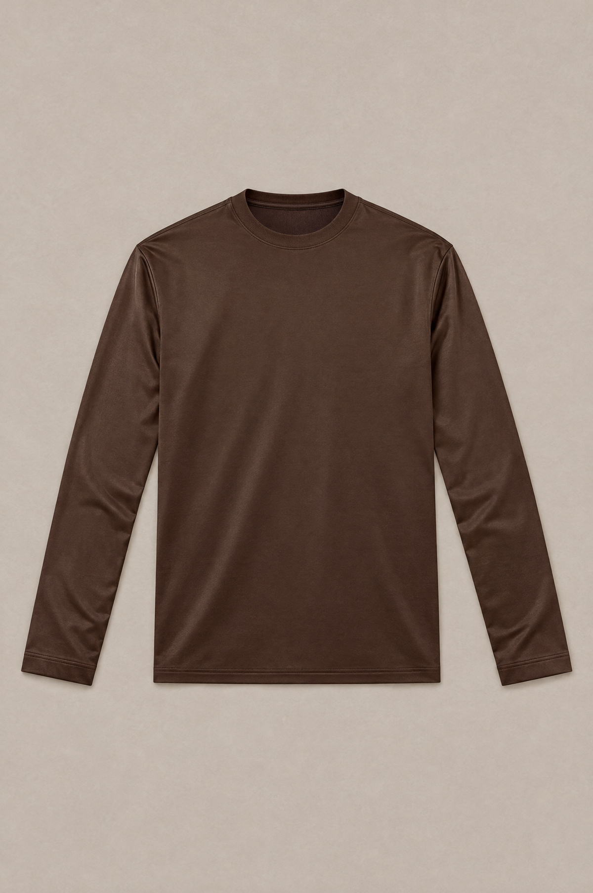 MM Longsleeve Marrone 1 flatlay