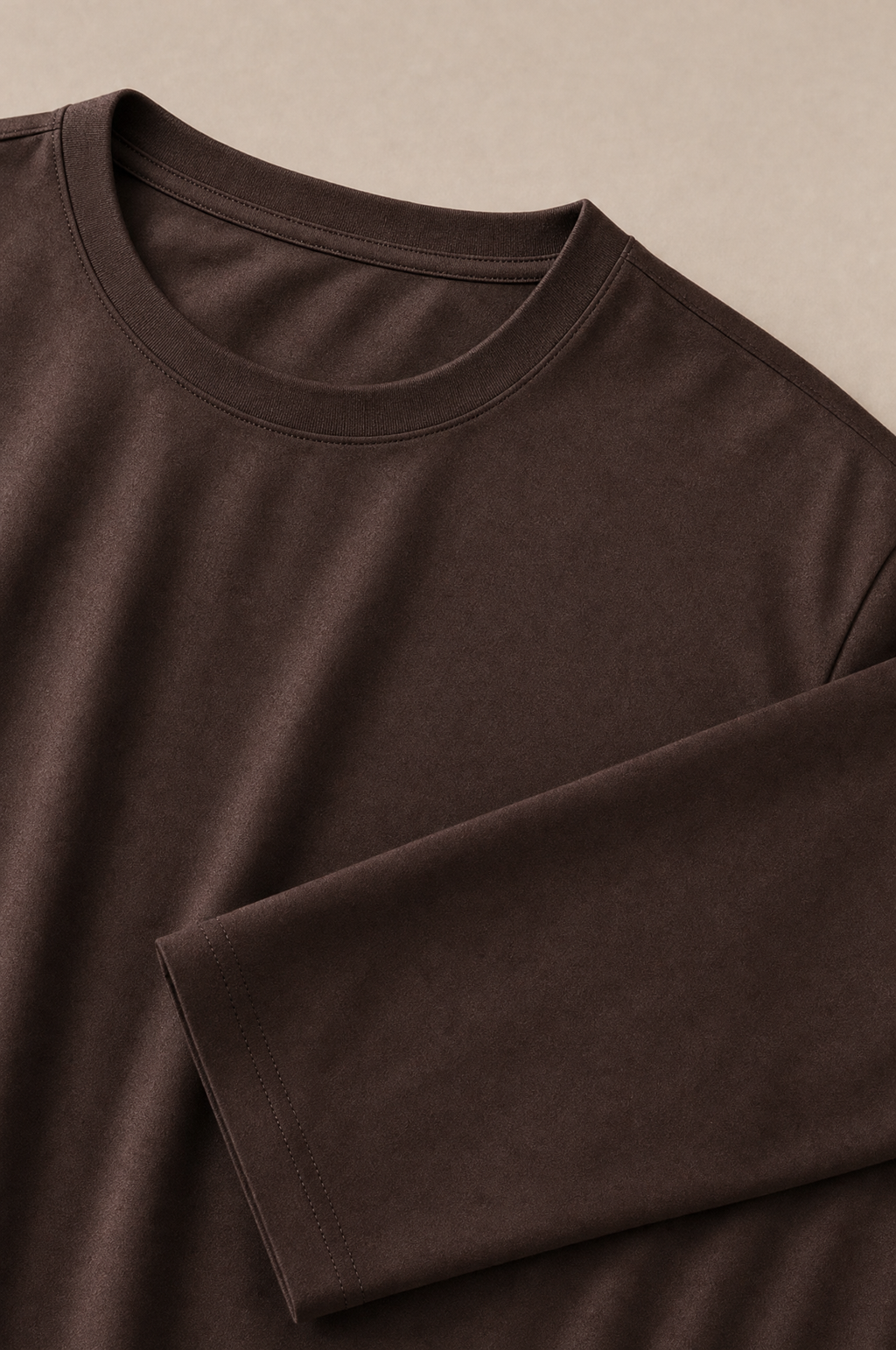 MM Longsleeve Marrone 2 macro