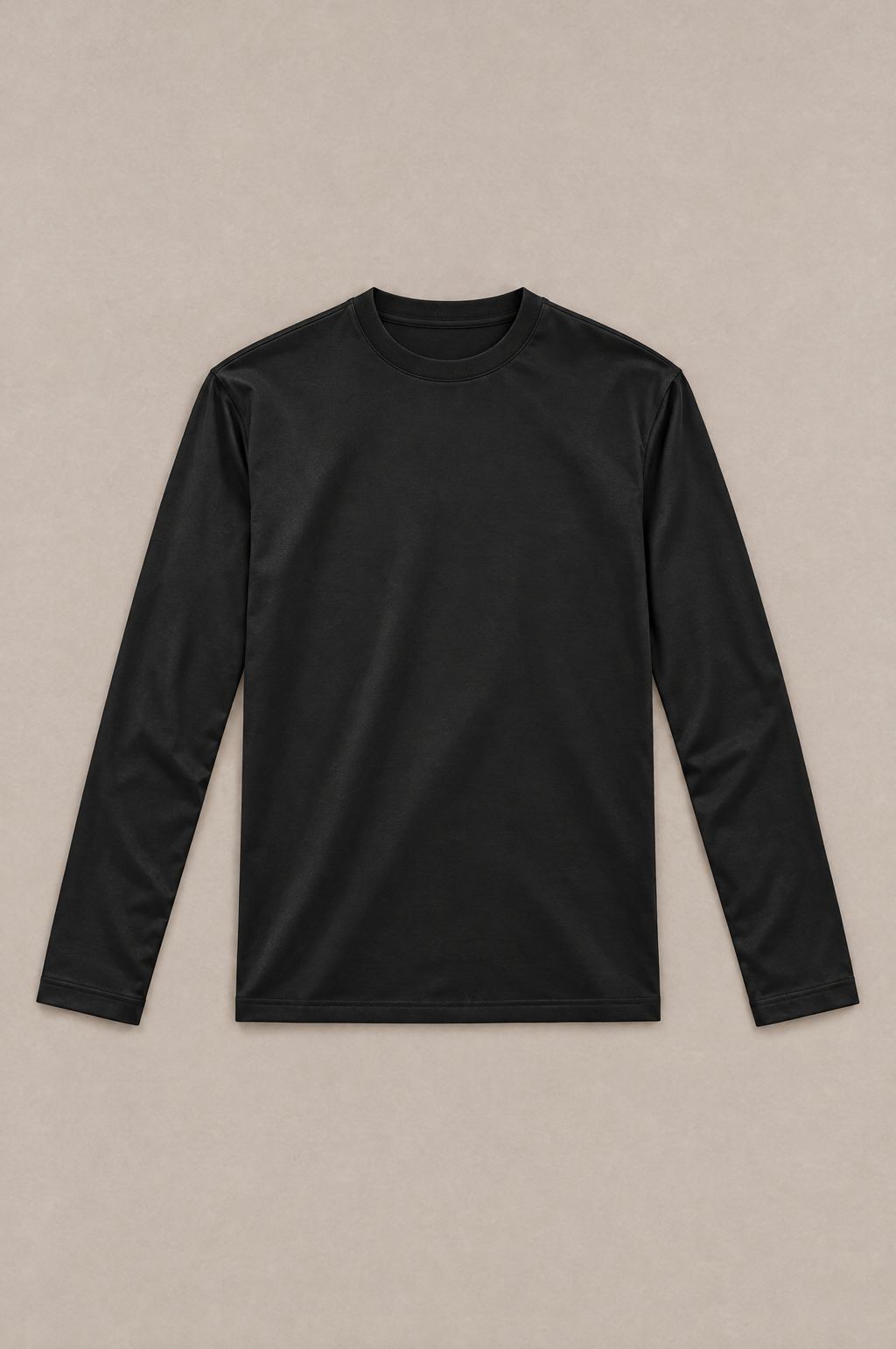 MM Longsleeve Nero 1 flatlay