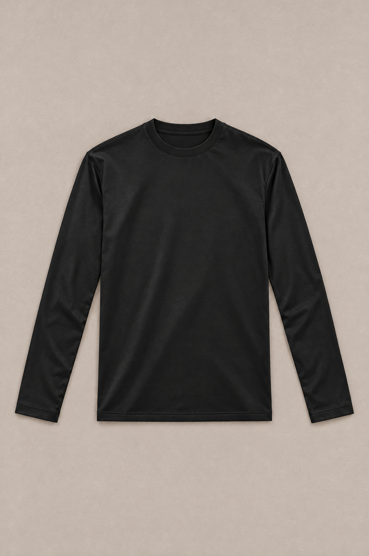 MM Longsleeve Nero 1 flatlay