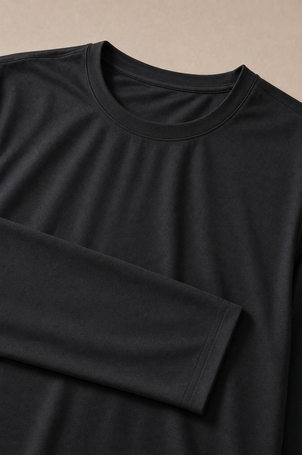 MM Longsleeve Nero 2 macro