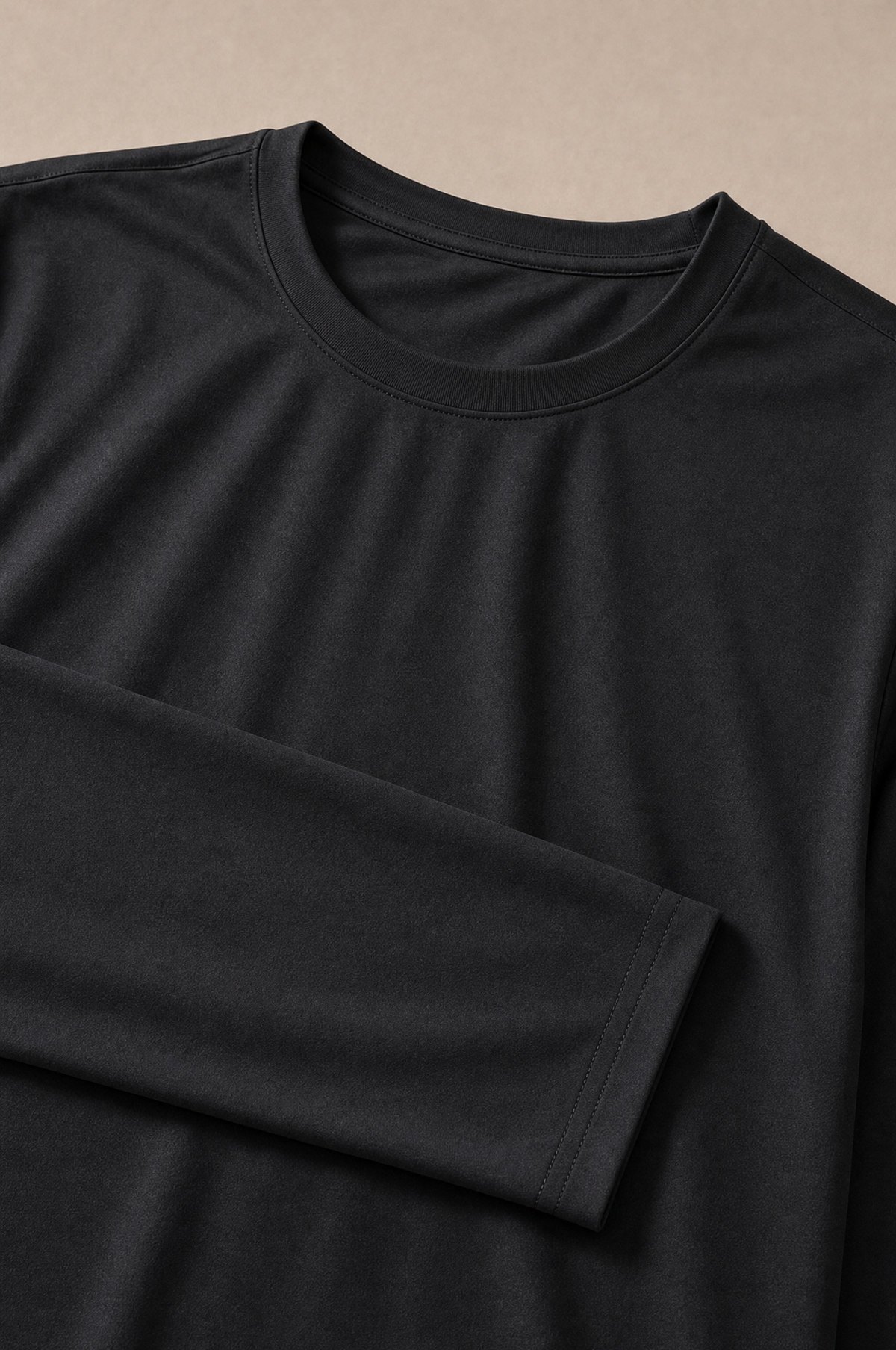MM Longsleeve Nero 2 macro