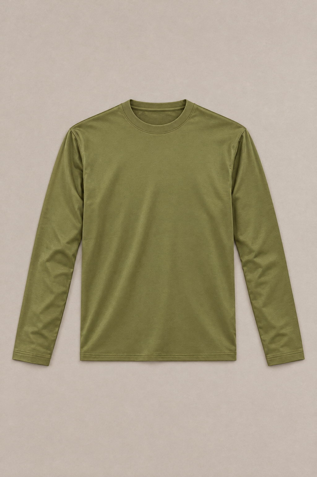 MM Longsleeve Oliva 1 flatlay