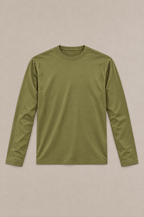MM Longsleeve Oliva 1 flatlay