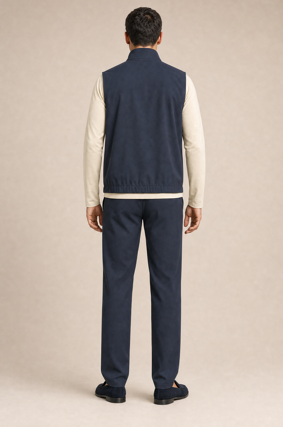 Milano Reverso Autumn Set Blu & Crema Long Sleeve back