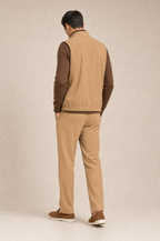 Milano Reverso Autumn Set Cammello & Marrone Quarter Zip back