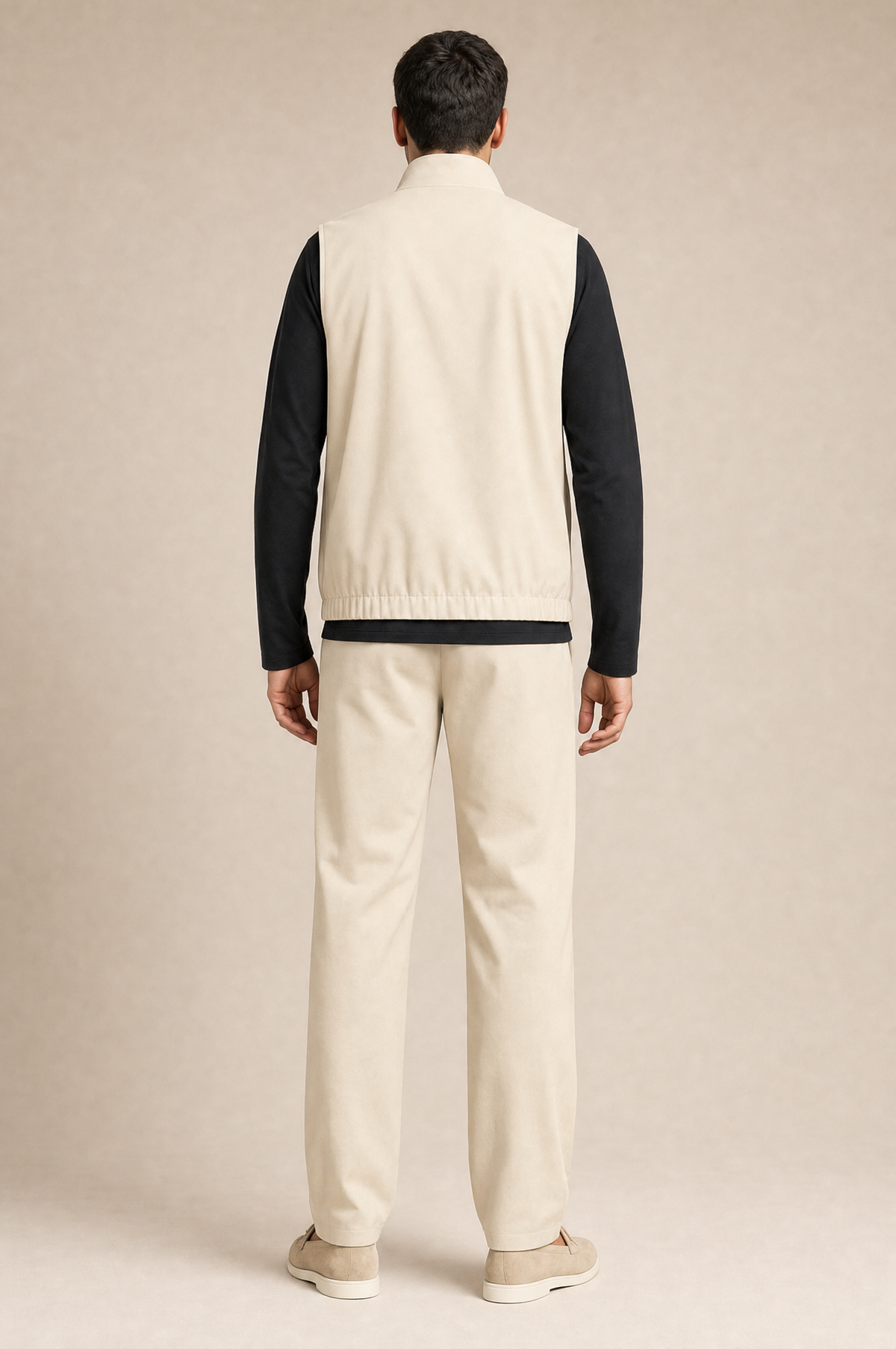Milano Reverso Autumn Set Crema & Nero Long Sleeve back