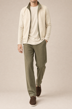 Milano Reverso Autumn Set Oliva & Crema Long Sleeve reversed