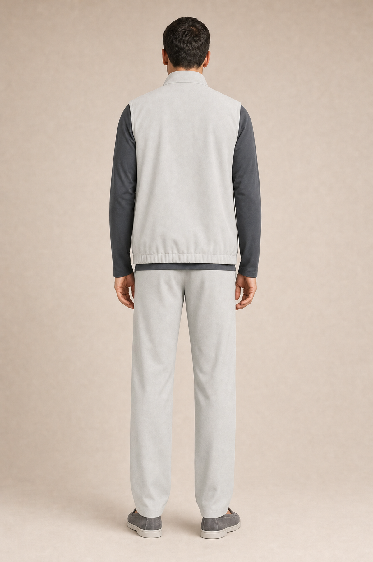 Milano Reverso Autumn Set Pietra & Antracite Long Sleeve back