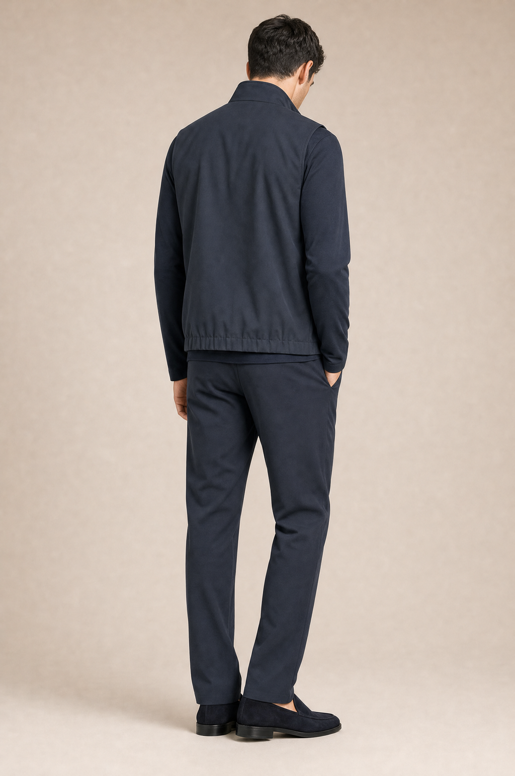 Milano Reverso Autumn Set Total Blu Long Sleeve back