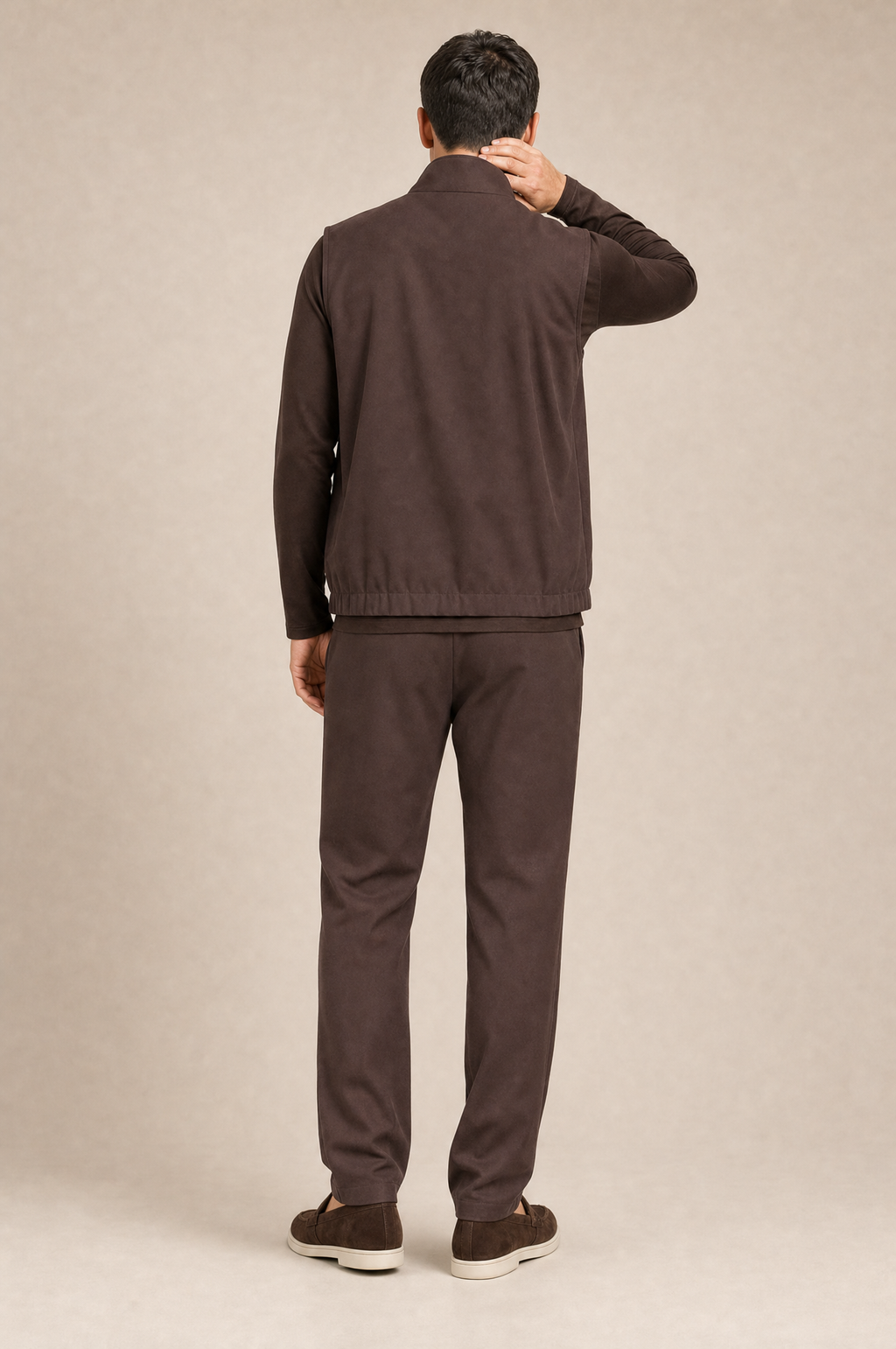 Milano Reverso Autumn Set Total Marrone Long Sleeve back